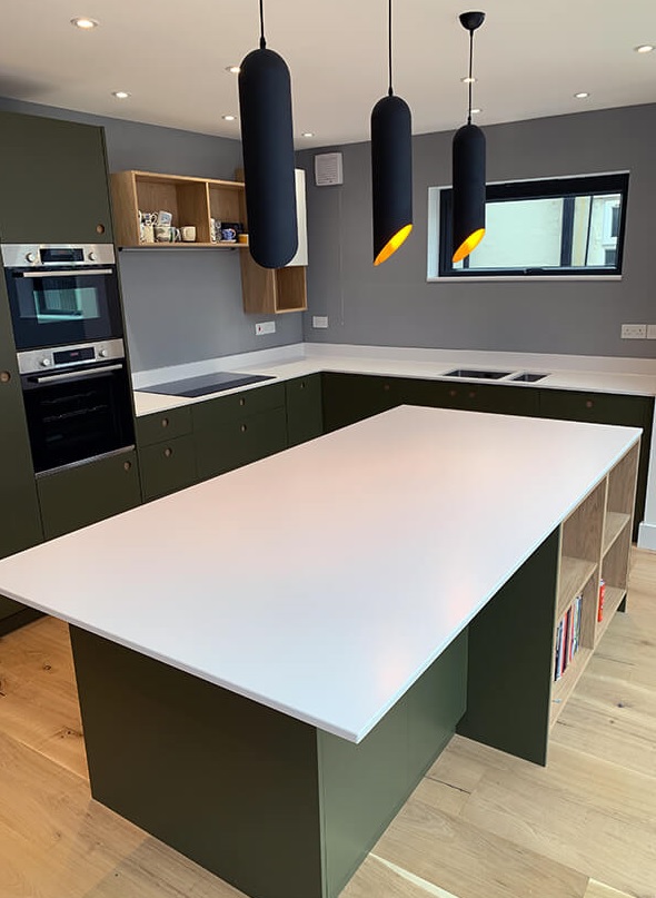 Çeşme Corian Mutfak Tezgahı